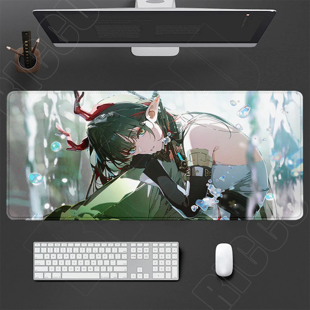 Neues Arknights Endfield Zhuang Fangyi HD-Mauspad XXL, großes, süßes Anime-Tastaturpad für Gamer, Kawaii-Girl-Gaming-Schreibtischunterlage zum Schutz des Teppichs – Detail 12