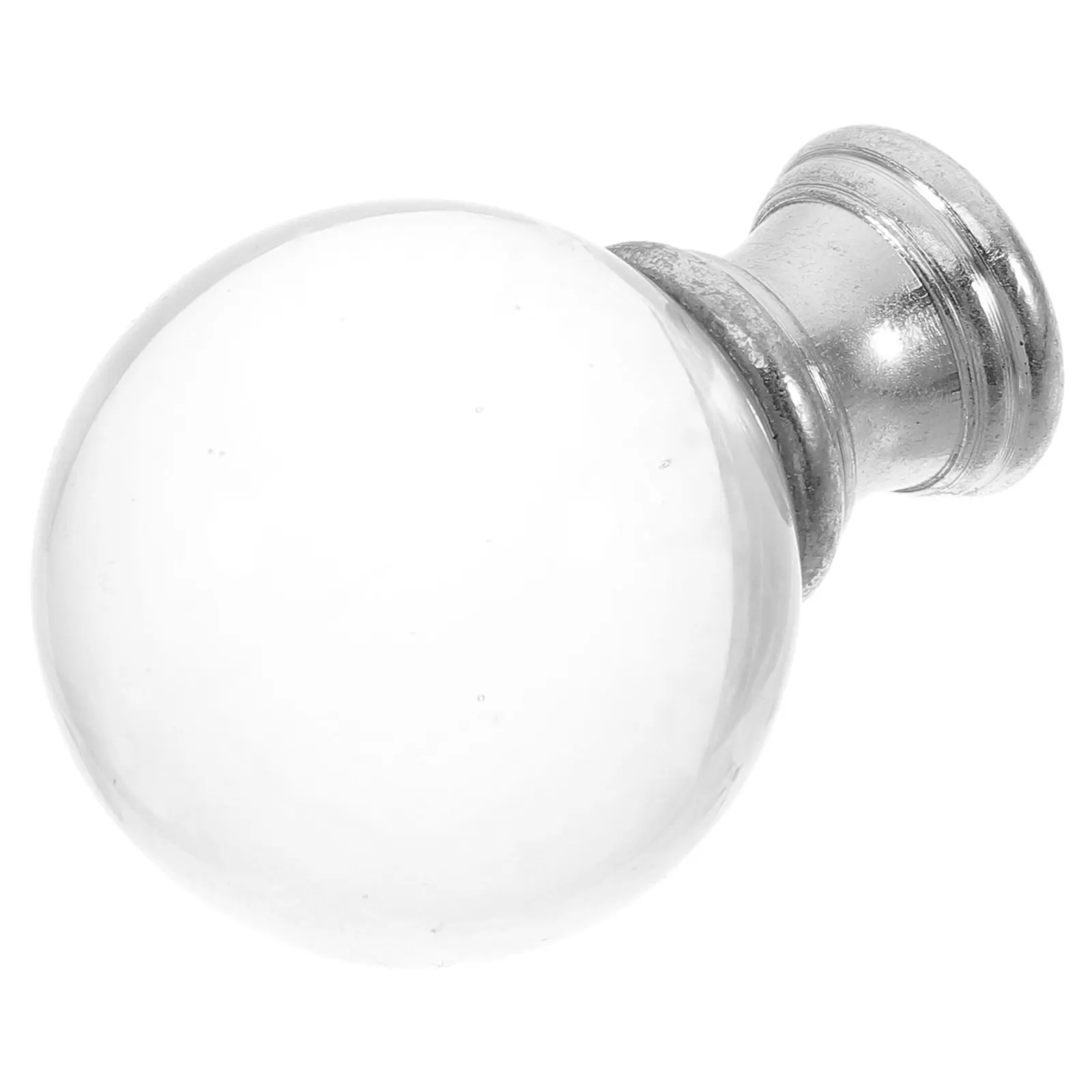 

Clear Glass Lamp Finial Cap Decorative Light Fixture Upgrade Elegant Shade Topper Replacement for Modern Traditional Lamps