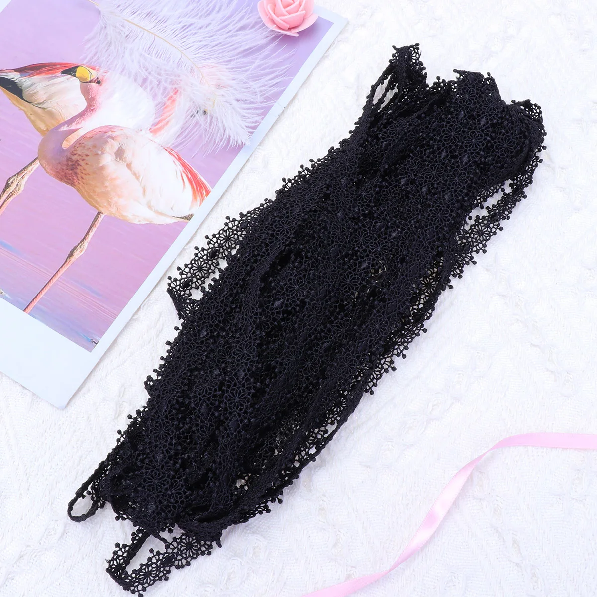 

1pc Hollow Out Soluble Lace Trim Soft Skin-Friendly Diy Sewing Ribbon For Clothing Curtains Tablecloths Wedding Party Decoration