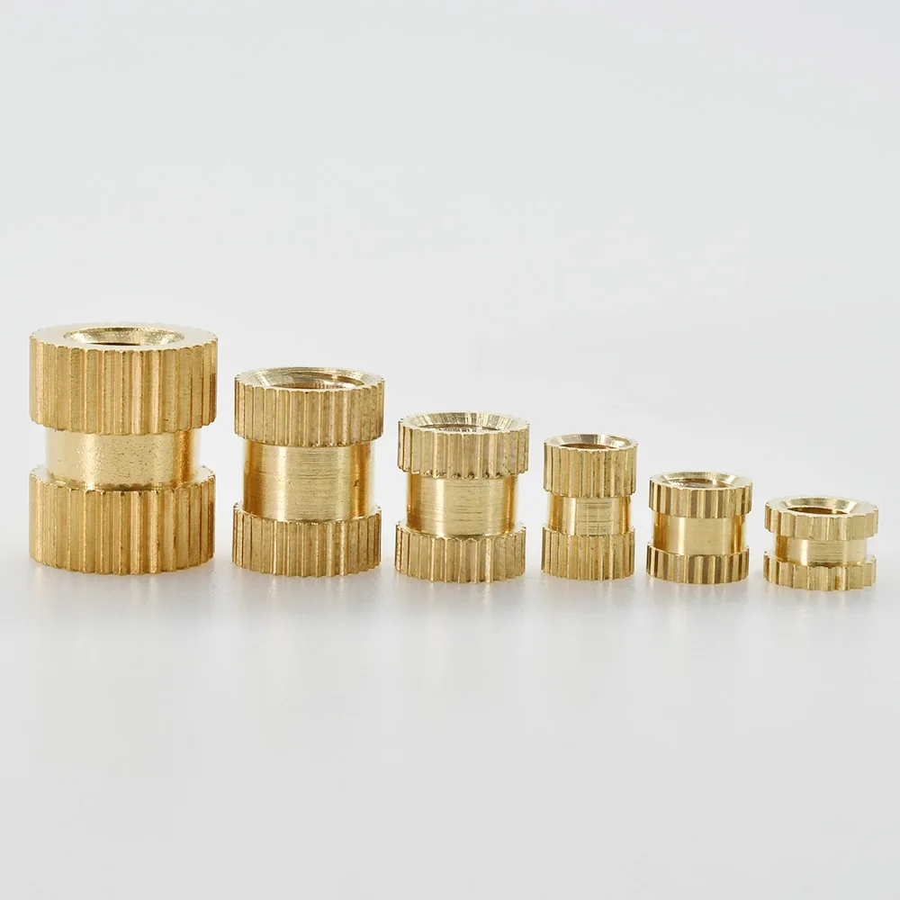 M2 M2.5 M3 M4 M5 M6 Brass Hot Insert Nut Melting Heat Copper Nuts Inserts 3D Printer Laptop Nutsert Embedded Injection Nuts