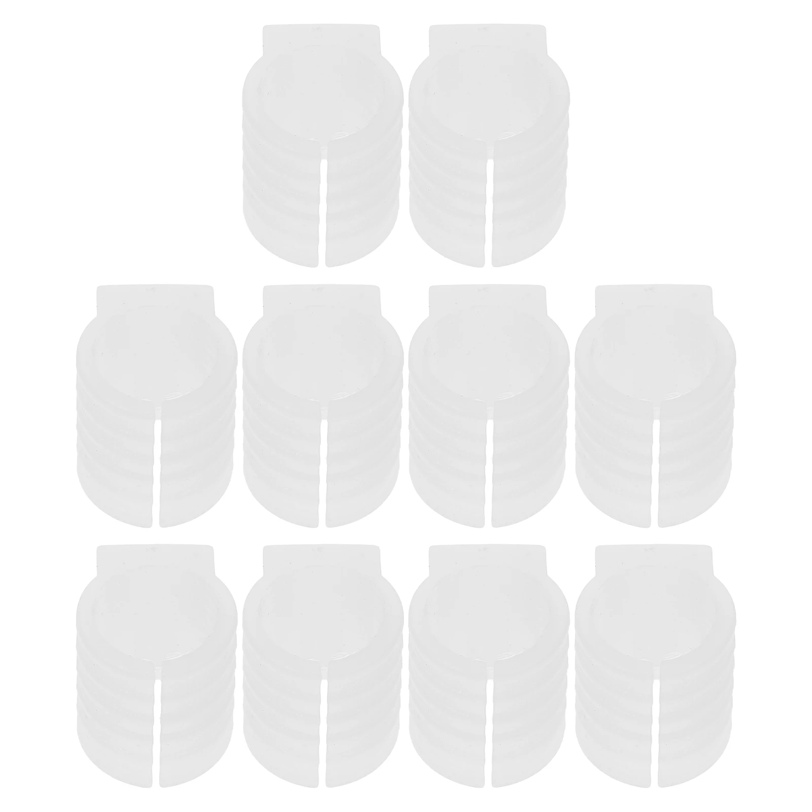 

10 Pcs Chair U-shaped Tube Cover Feet Protectors for Wood Floors Chairs Table and Foot / Pad Leg Tip Tips Caps Sled