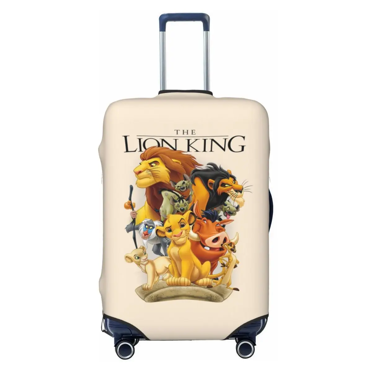 

Custom The Lion King Characters Luggage Cover Protector Funny Travel Suitcase Covers for 18-32 Inch