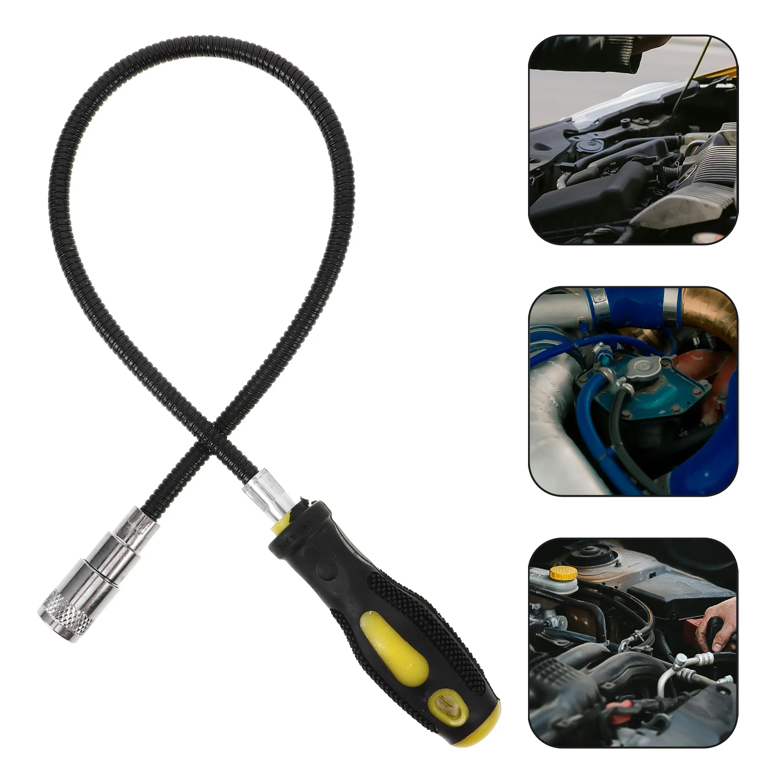 

Flexible Pickup Tool Magnetic Wand Magnet Stick For Nails Metal Cleaning Bendable Magnetic Sweeper Fuel Pump Engine Parts