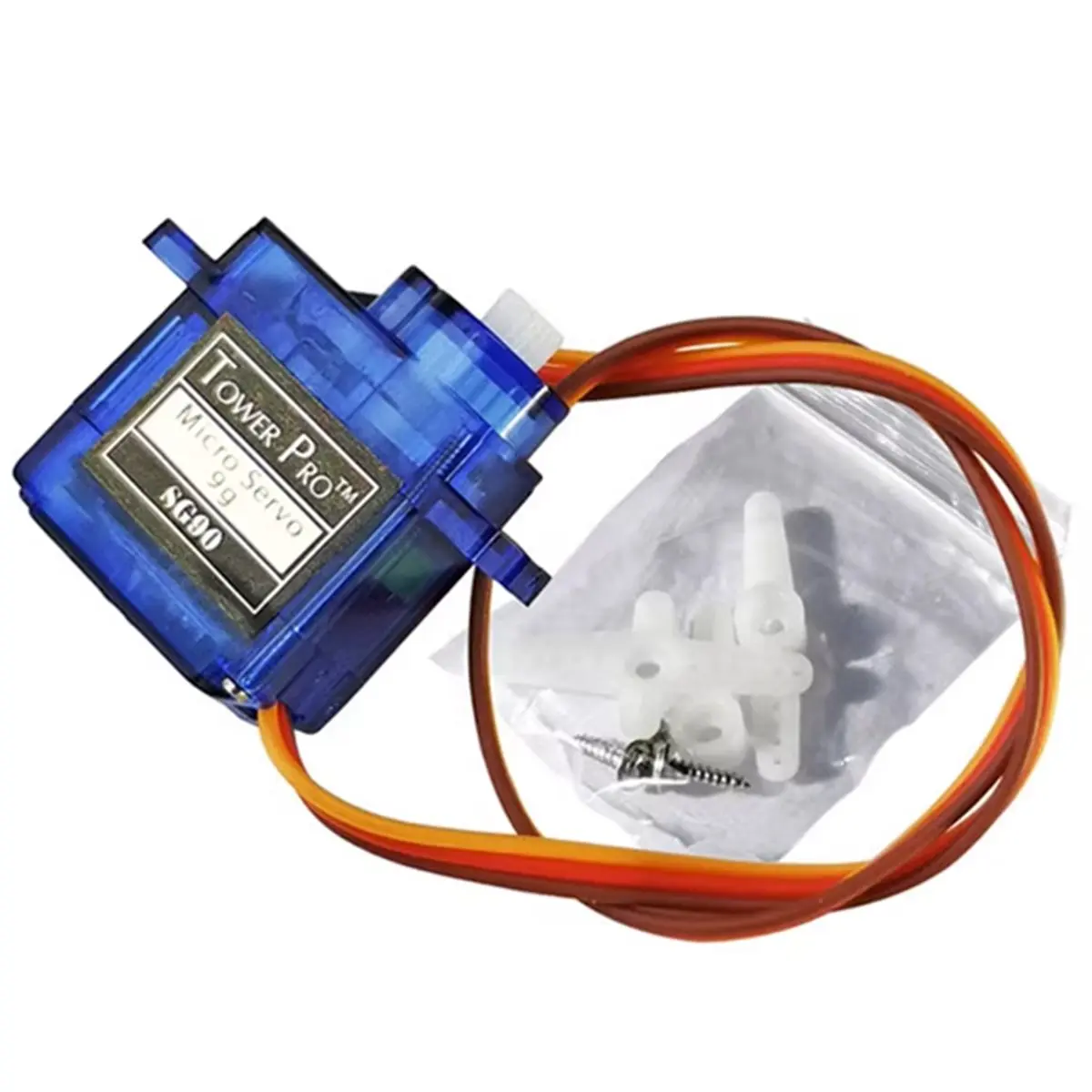 SG90 9G Micro Servo Motor for RC Car, Robot Arm, Projects - 360° Rotation, 5V Digital Servo 3Pcs