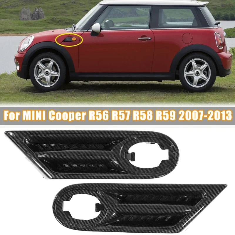 LED Side Fender Marker Light Housing Cover lampadina a LED per BMW MINI COOPER R56 R57 R58 R59 2007-2013 63137260202 63137260201