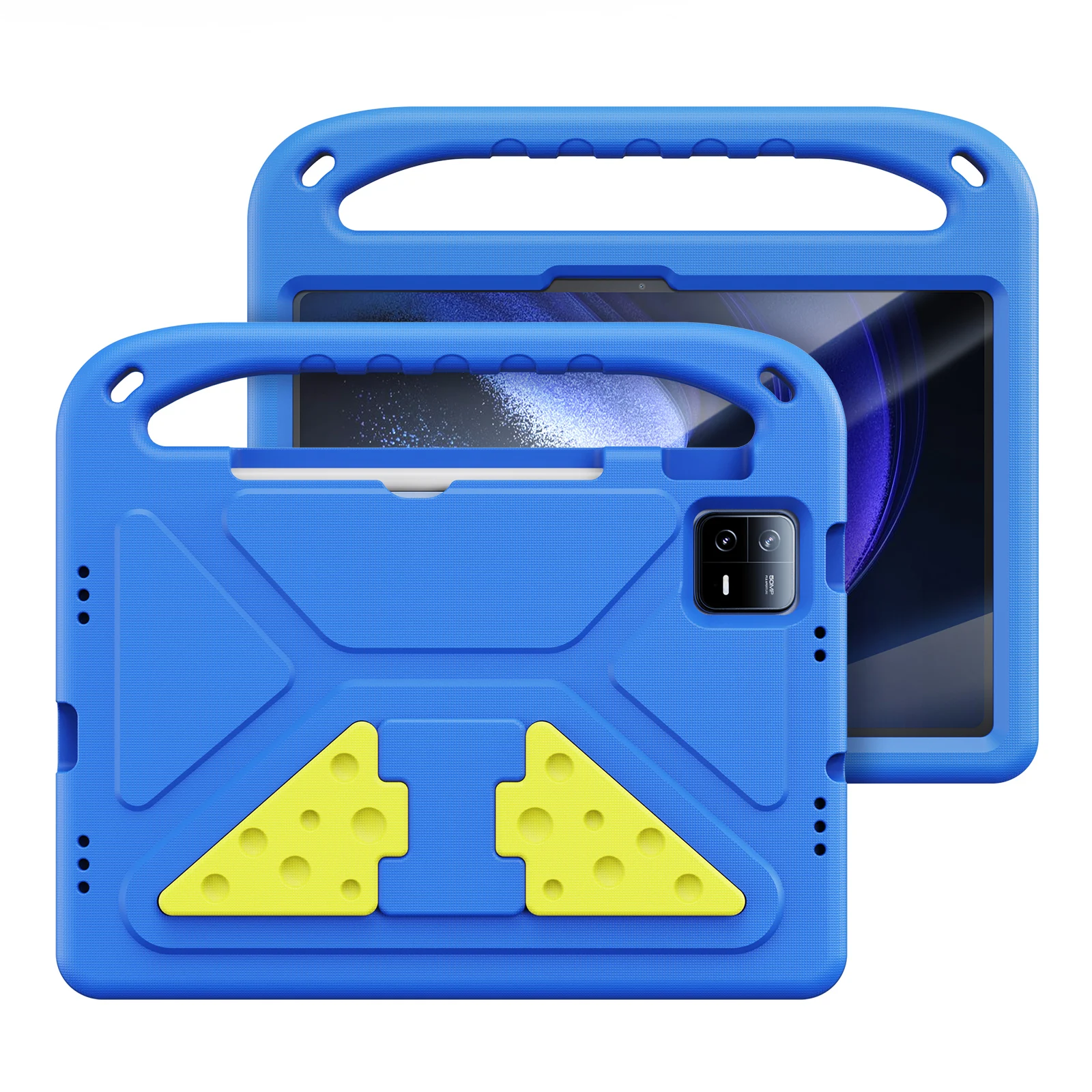 For Xiaomi Pad 6 Pro / Xiaomi Pad 6 Tablet Case with Kickstand DUX DUCIS Puff Series EVA Kids Shockproof Cover - Blue