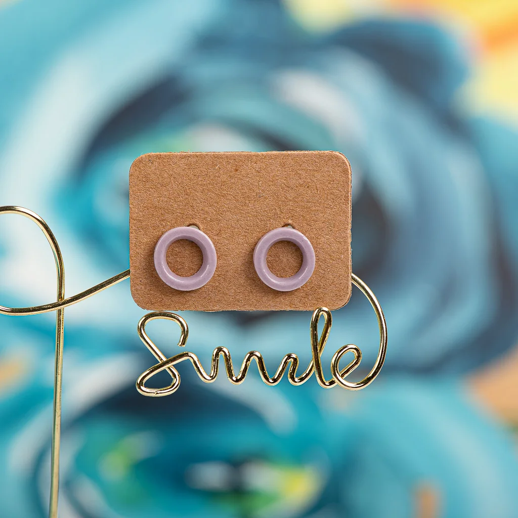 Small And Cute Porcelain Multicolor Earrings Anti-allergic #LY417  brincos aço inoxidavel mulher  бижутерия 2021 e girl