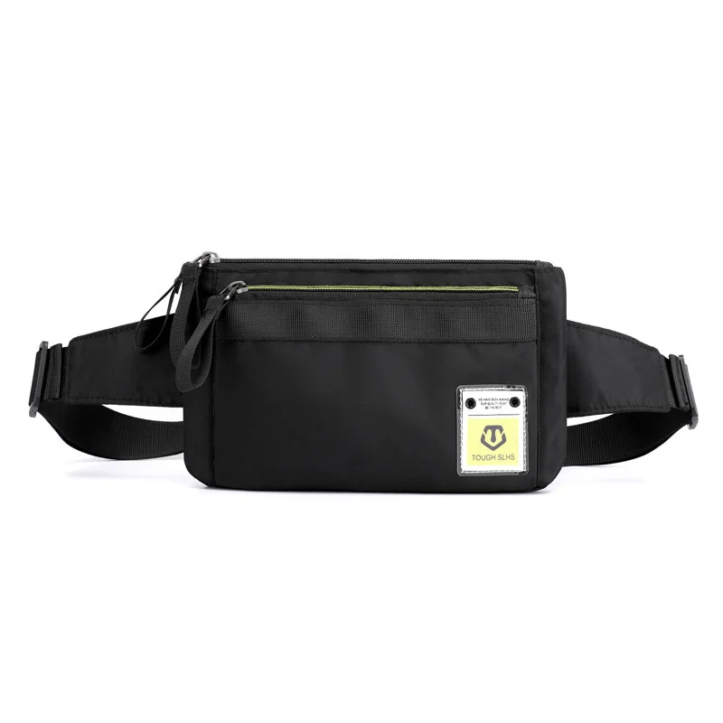 New outdoor running close fitting waist bag men's and women's Trend Sports diagonal chest bag ultra-thin cashier bag waterproof