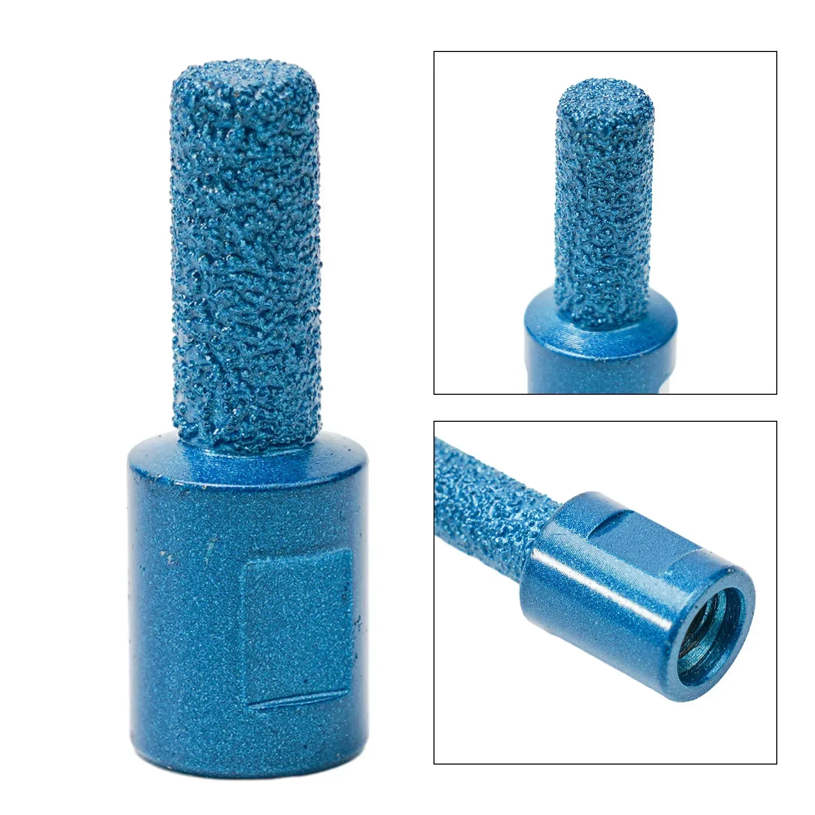 For Stone Drilling Milling Cutting M10 Thread Diamond Particles Efficient Performance 1PC Blue Quality Is Guaranteed