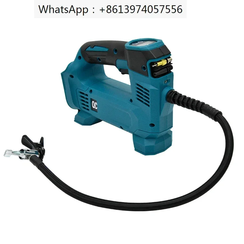 Air Inflator Portable Car Air Compressor Pump Handled Digital Rechargable Air Compressor Bare Pneumatic Tool for Makita Battery