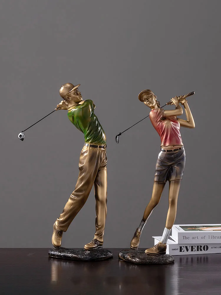 

Nordic Home Decor Golf Figures Statue Art Decoration Home Resin Craft Sculpture Living Room Decoration Home Accessories Figurine