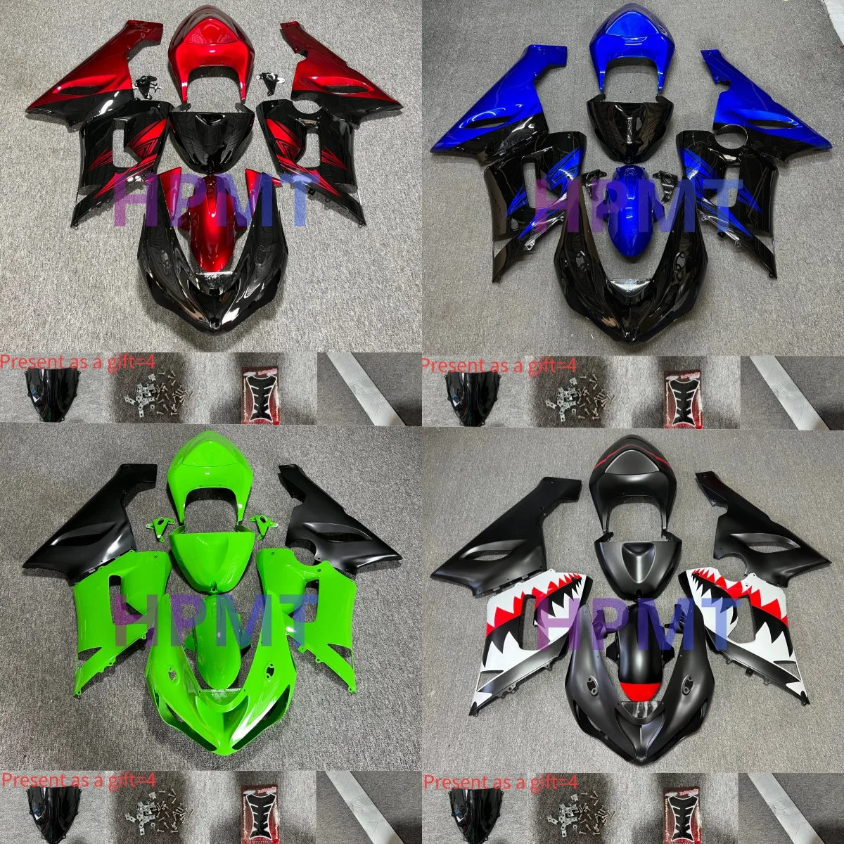 

NEW ABS Motorcycle Injection mold Fairings Kit fit for Ninja ZX-6R 2005 2006 ZX6R zx 6r 636 2005 2006 bodywork full fairing kits