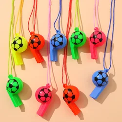 10/20Pcs Soccer Party Gifts Whistles Noise Maker Toy Kids Sports Football Theme Birthday Party Favors Pinata Goodie Bag Filler