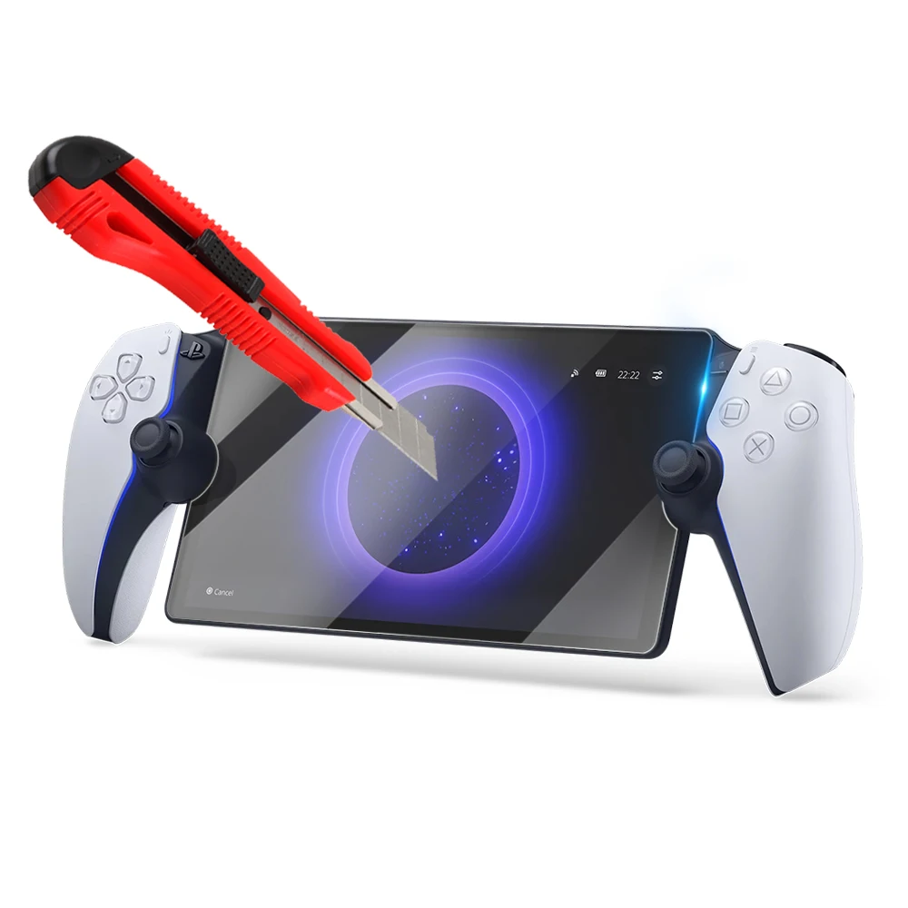 3 قطع من واقي الشاشة من الزجاج المقسى لملحقات بوابة Sony Playstation PS الواقية