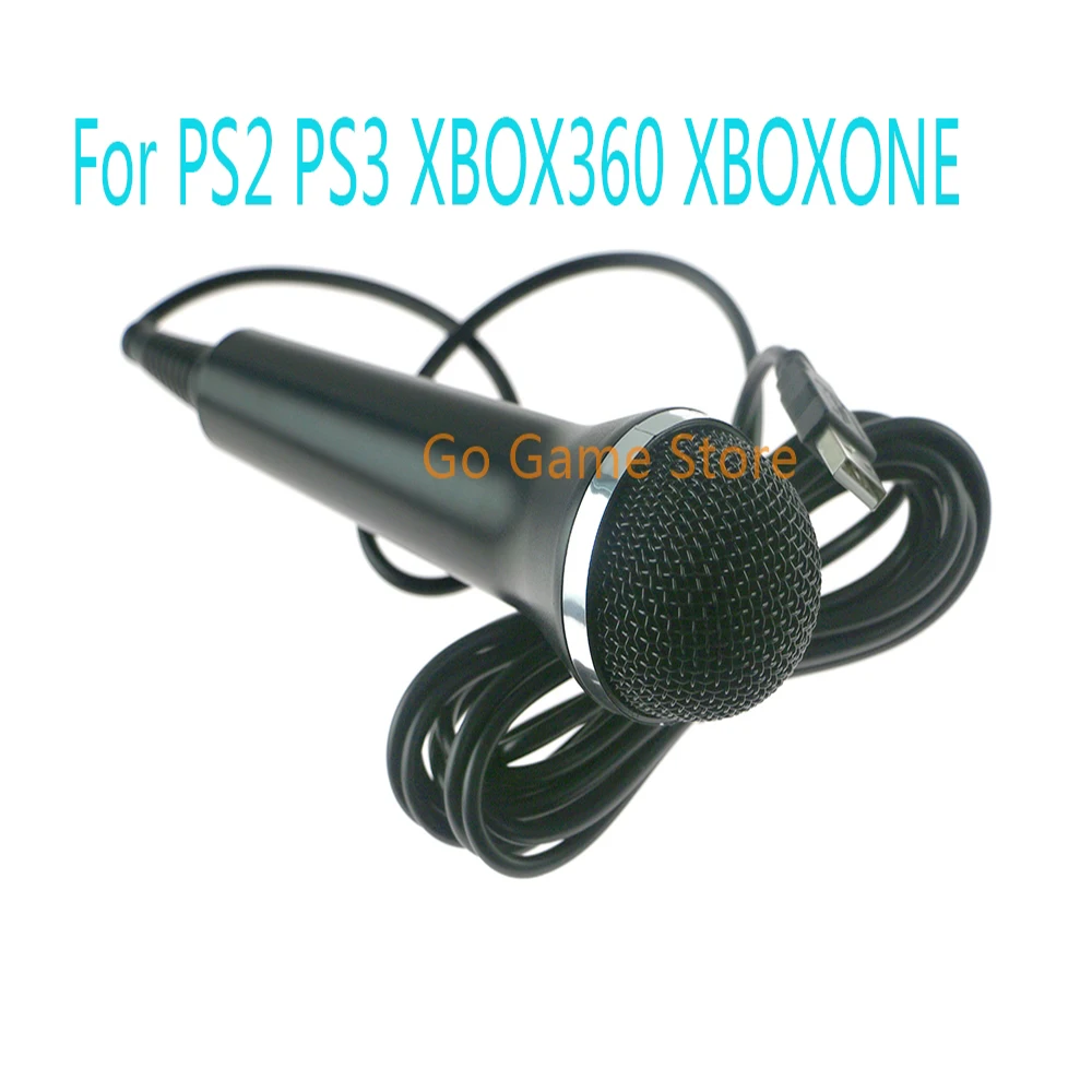 5PCS For PS2 PS3 XBOX360 XBOXONE WII PC wired USB interface microphone condenser recording microphone