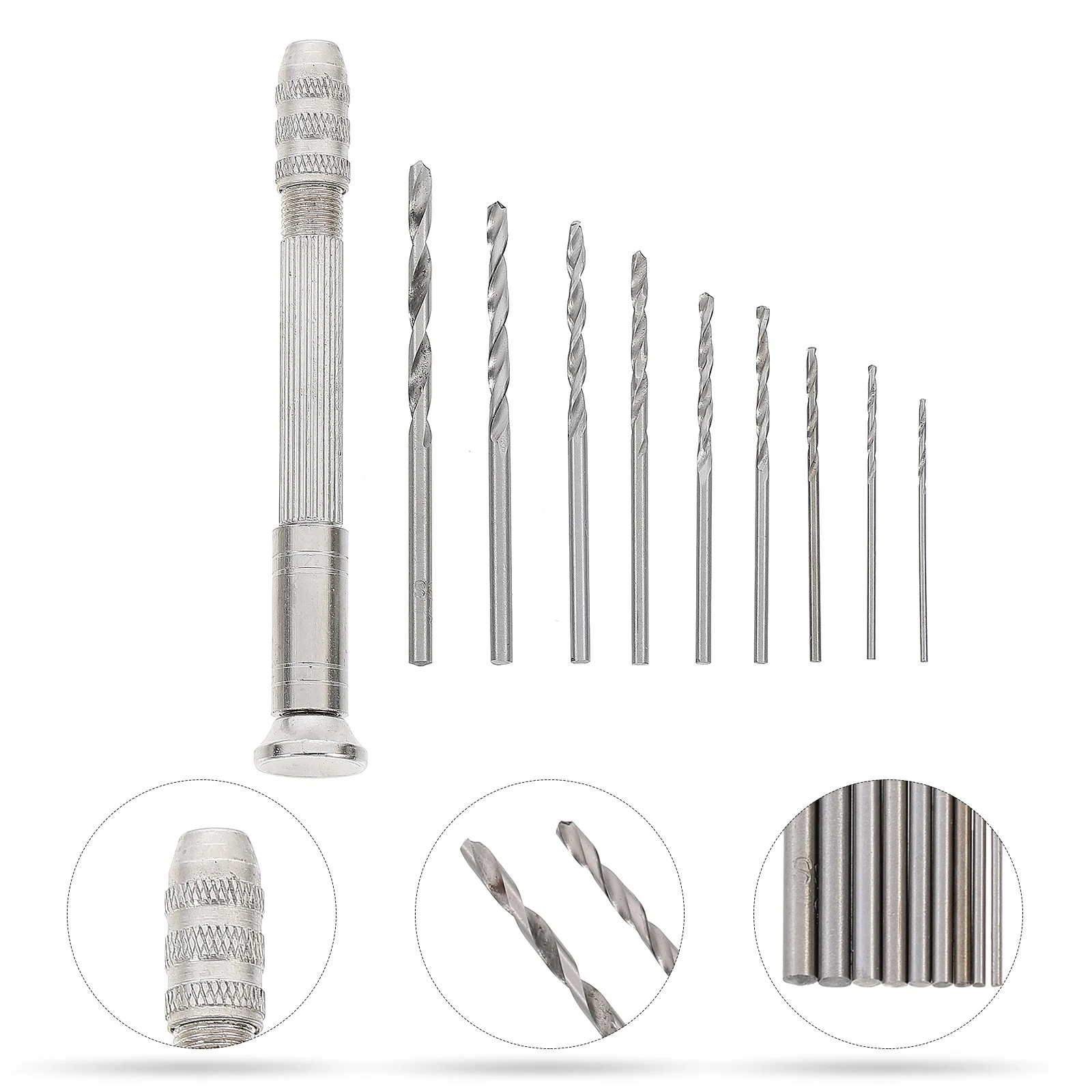 مجموعة واحدة من أدوات الحفر اليدوية الدقيقة لقم الثقب الحلزوني متضمنة صنع المجوهرات أقراط متدلية يمكنك صنعها بنفسك لحفر البلاستيك الراتنج