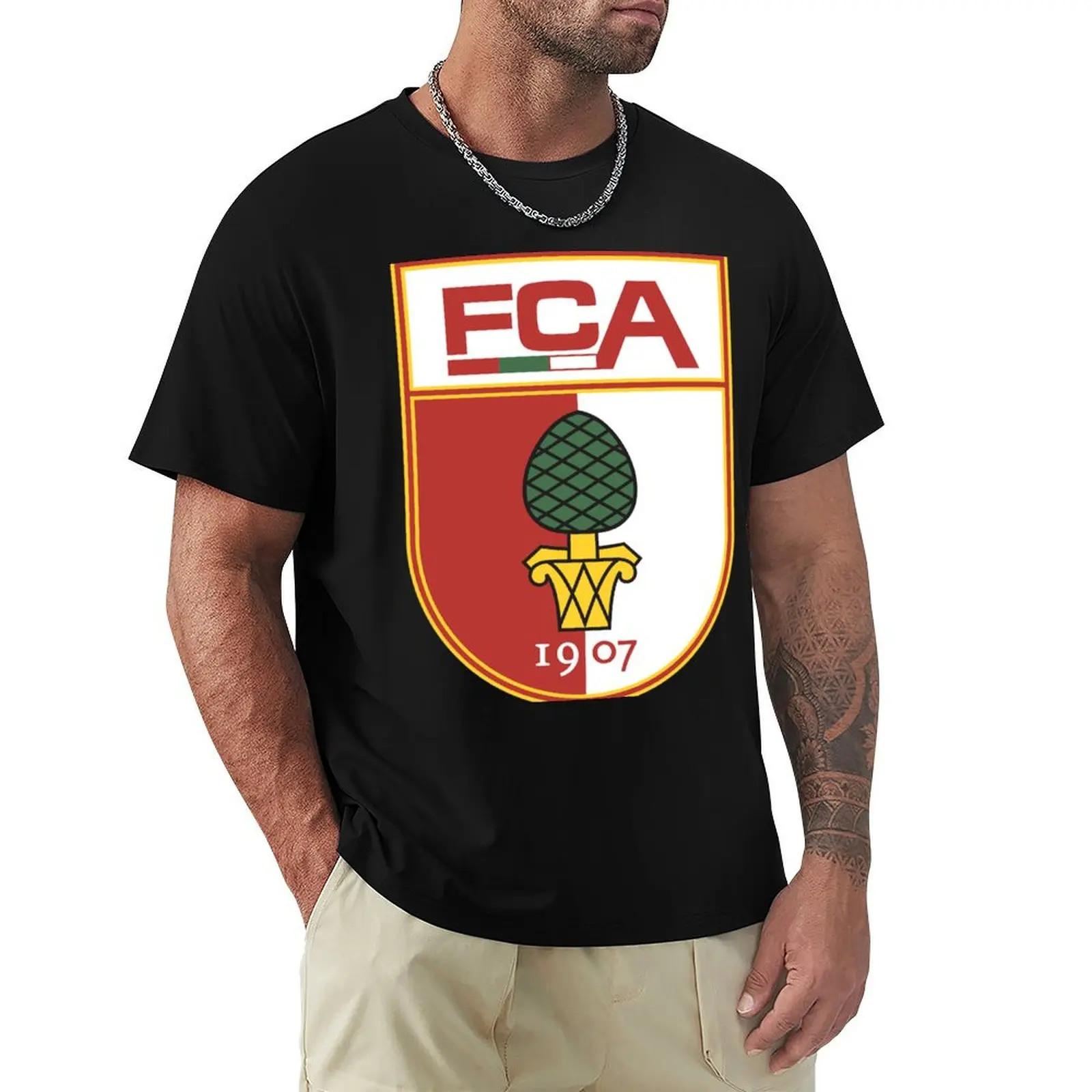 

fc-augsburg-icon T-Shirt plus size tops vintage clothes mens plain t shirts