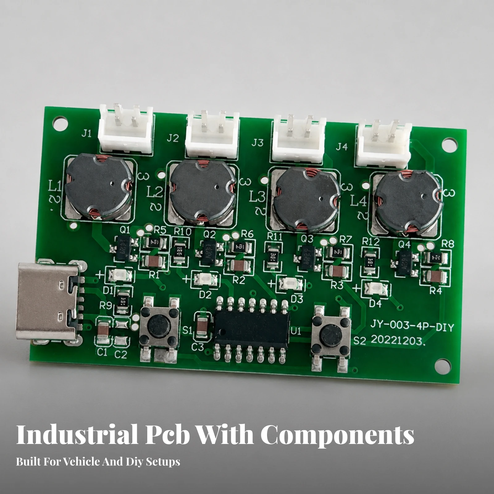 USB Humidifier Module Four-Output High-Frequency Humidifier Module Atomizer Driver Board Low-Voltage for Makers