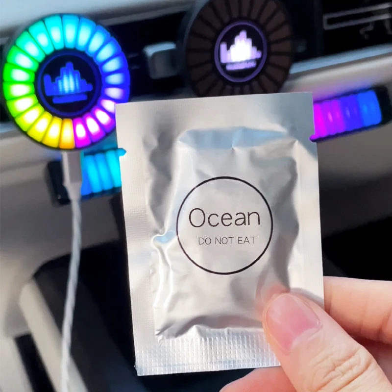 [Just Refills,exclude Music Levels Light L027] car air freshener replacement aroma tablet fragrance pods perfume supplement pads