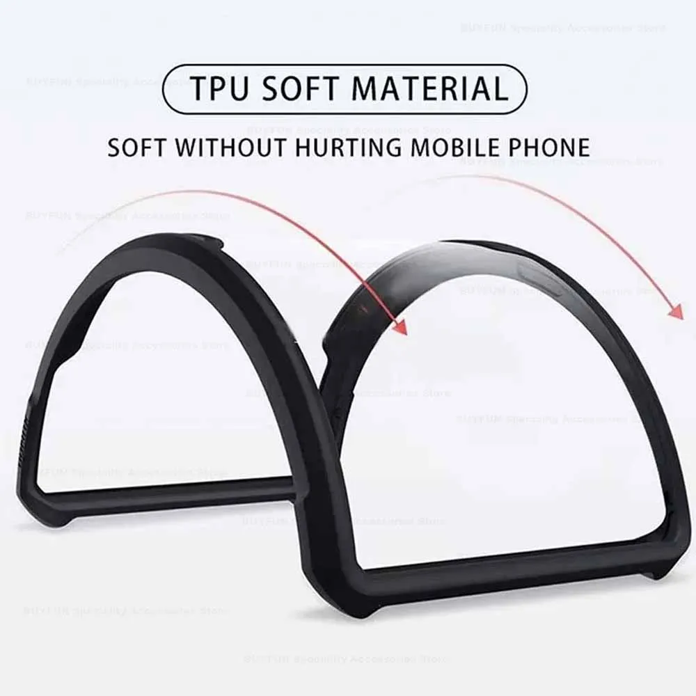 Acrylic TPU Frame Phone Cover For Honer Honar Honor X6B x 6b 6 X6 B 4G 2024 Case Holder Ring Shockproof Armor Fundas HonorX6B