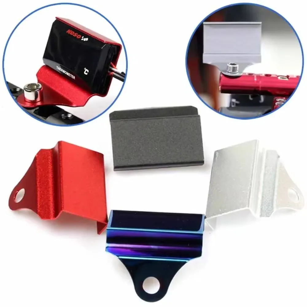 Aluminum Alloy Motorcycle Meter Bracket Easy Mounting Modification Accessories Voltmeter Holder Multicolor Refitting