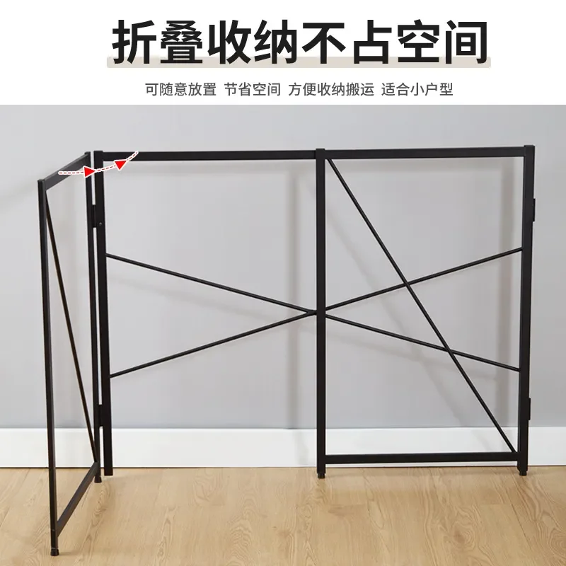 Portable Foldable Single Top Desk, Home Student Computer Desk, Freestanding Simple Writing Table