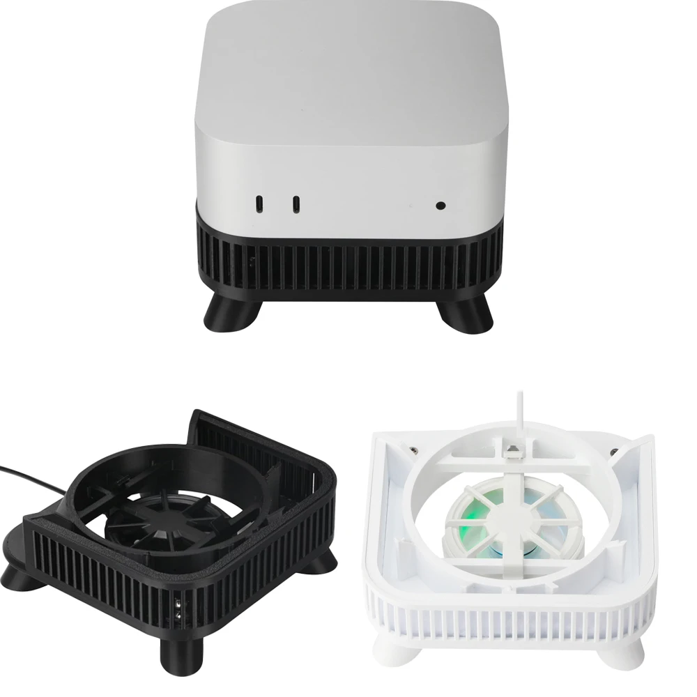 

Пылезащитная основа с 3D принтом для Mac Mini M4/M4 Pro 2024, противоскользящий кронштейн с подставкой для охлаждающего вентилятора, аксессуары «сделай сам»