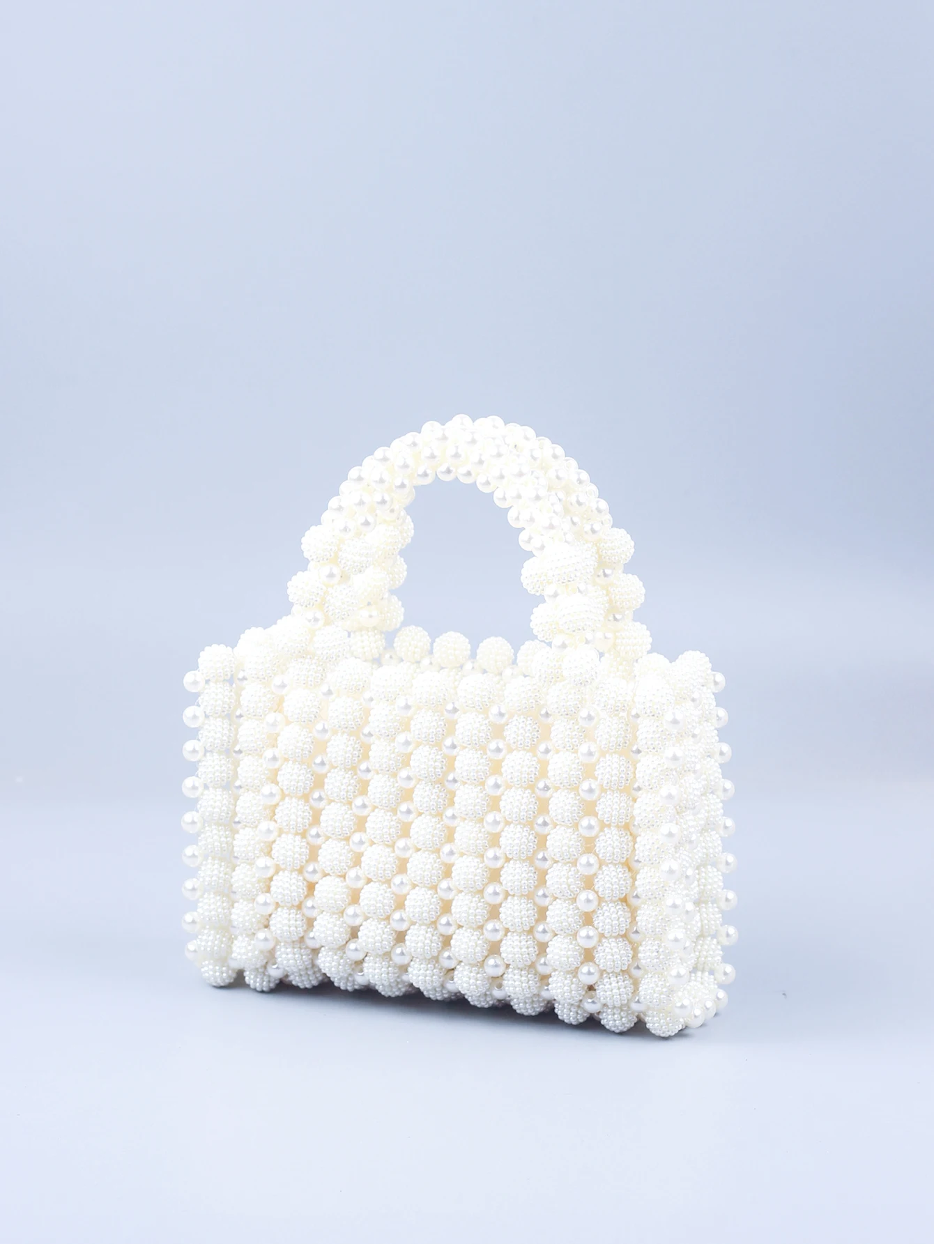 24 New Yangmei Pearl Ball Bag Evening Handwoven Beaded Pearl Bag Handheld Bag