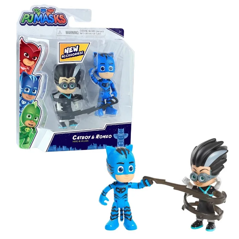 Catboy Romeo Gekko Owlette Masked Man Two-player Battle with Arms  for Children's Holiday Collection Gifts