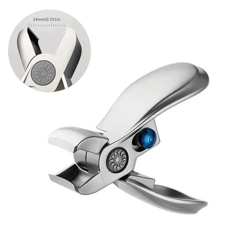 

Кусачки для ногтей с большим отверстием из нержавеющей стали — подходят для онихомикоза, вросших ногтей, толстых и твердых ногтей — инструменты для ухода за ногтями