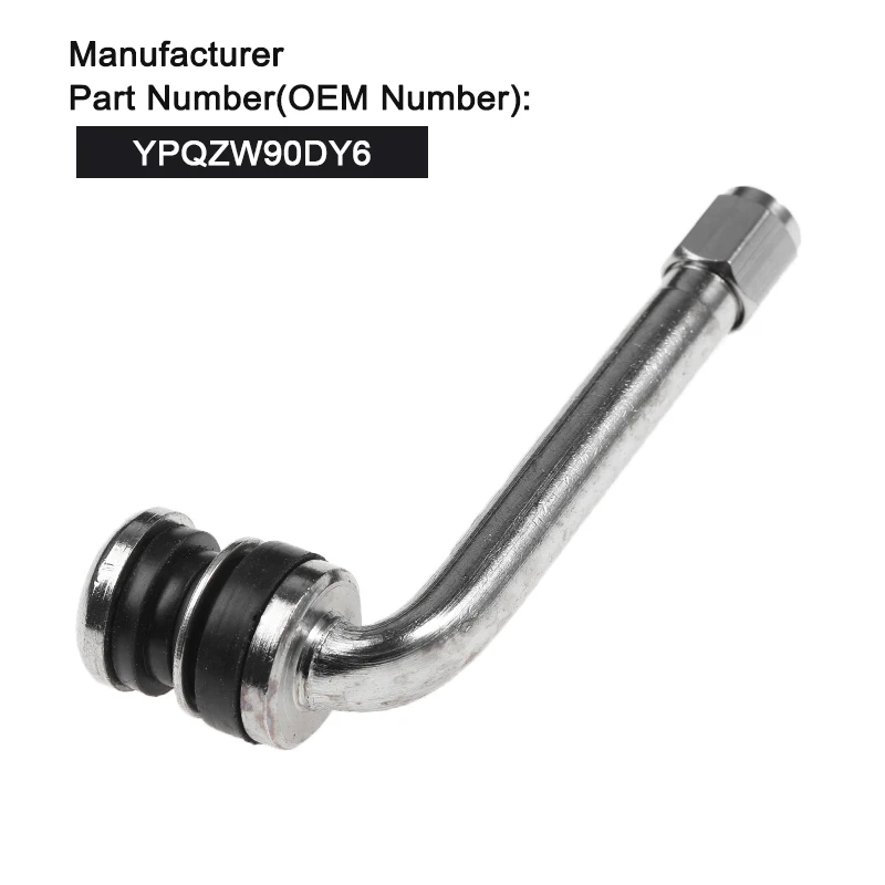 New Hight Quality Car Accessories Tire air nozzle/without tire pressure YPQZW90DY6 VW9-2P For 6CM 2.5 Chrome Tire Valve Stems