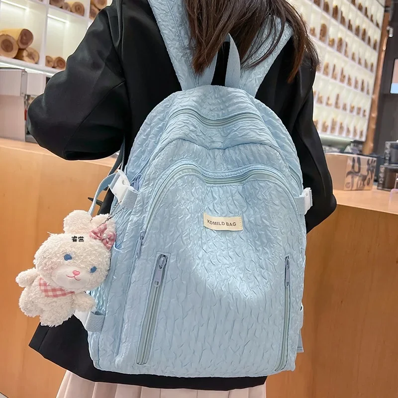 Mochila bonita para chicas adolescentes, mochila escolar de ocio a la moda para estudiantes, mochilas de viaje ligeras e impermeables con hombros