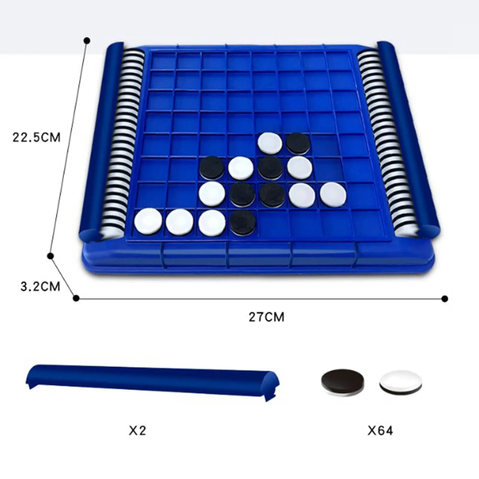 Reversi Strategy Board Game Educational Toy Challenge for Family Teens Props