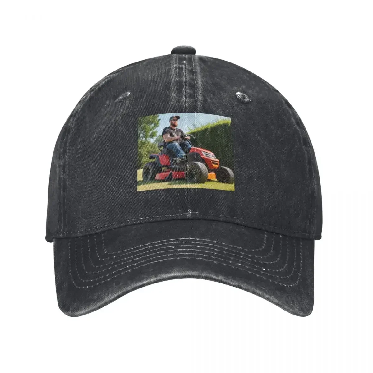 Mowing grass & kicking ass Baseball Cap Mountaineering Hat Baseball Cap Hip Hop Fishing cap Hats Woman Men's