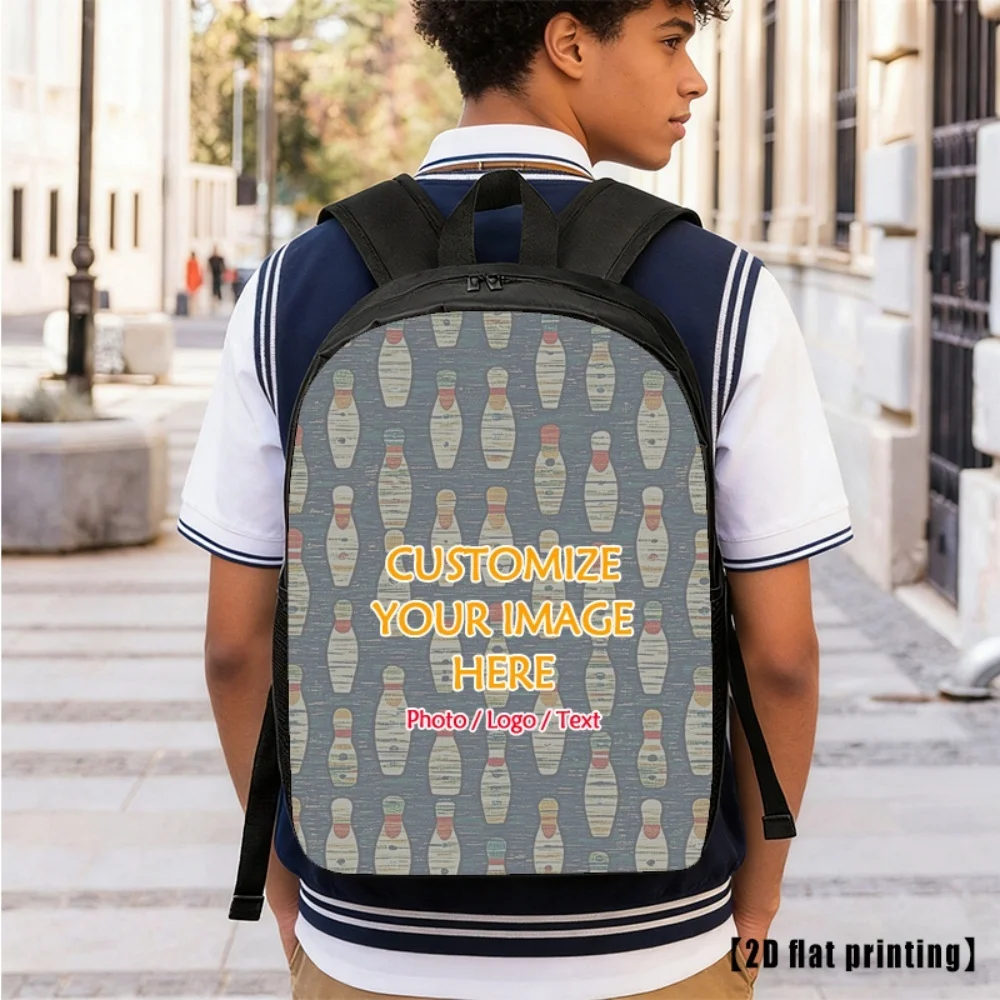 New Arrival Custom Photo Backpack Personalized Add Your Own Image Logo Text Student School Travel Party Souvenir Bag