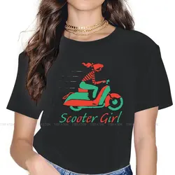 Scooter Girls 5XL TShirt Vespa Popular Transportation Tools Style Streetwear Casual T Shirt Girl Tee Special