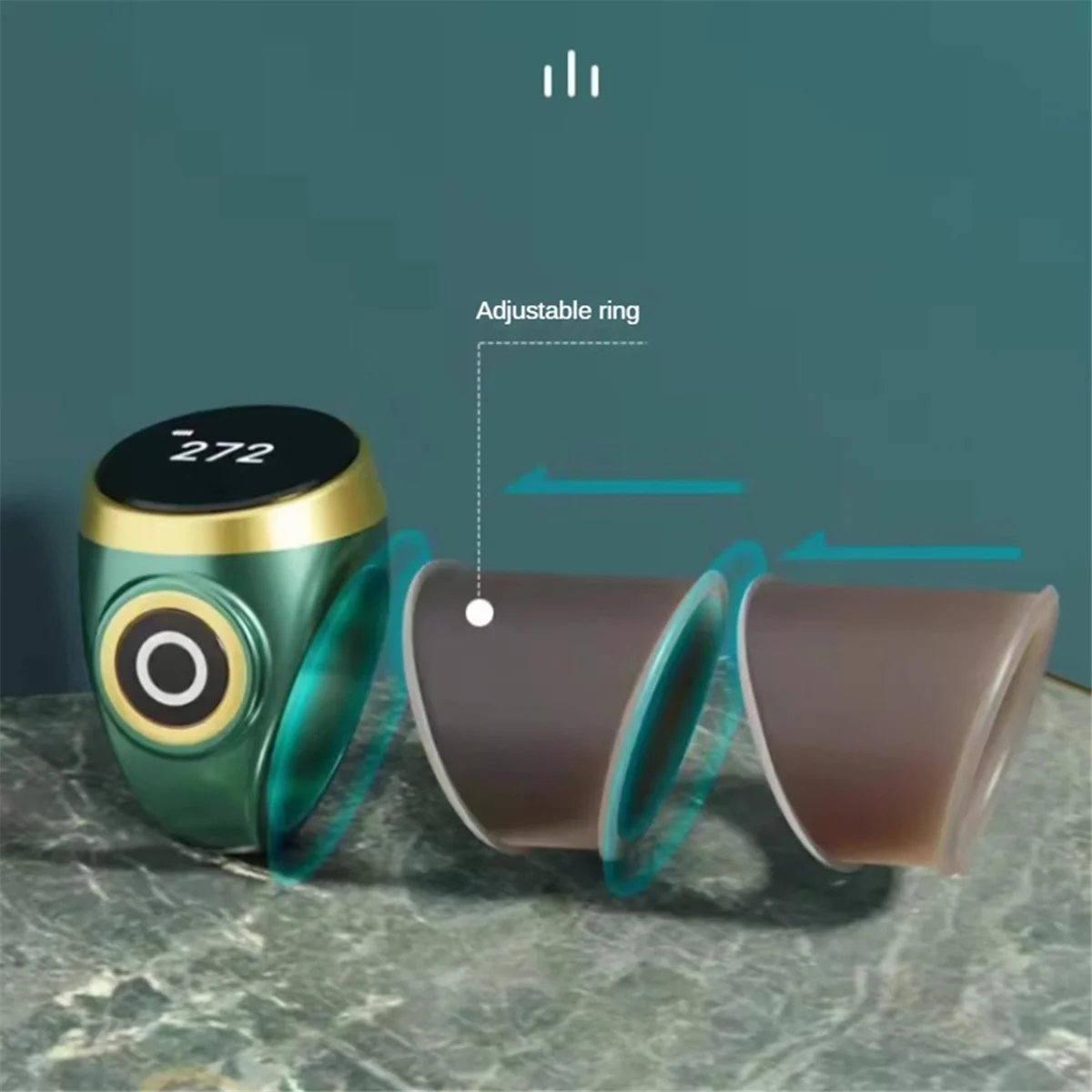 Contador de conteo Digital electrónico a presión manual, estilo étnico, puntos portátiles, anillo recargable, Idea Tally counter-c