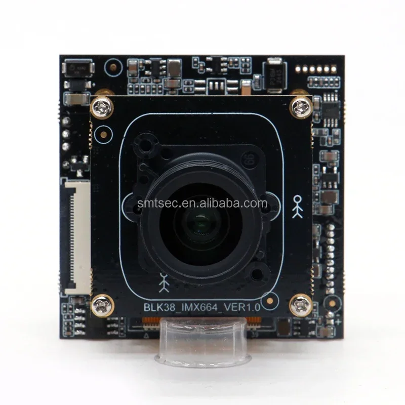

New F1.0 10mm Starlight Lens 4MP IMX664 IP Camera Module Hi3516DV500 SDK BLK_38_IMX664 2025 CCTV PCB Board Camera SIP-K664D5BF11