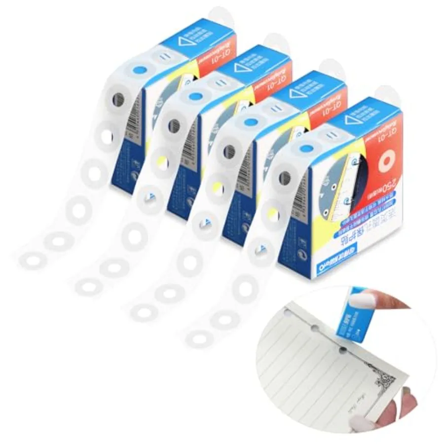 

Наклейки для армирования отверстий, 1000 шт., 1 4 Ih, прозрачные самоклеящиеся для страниц с отверстиями