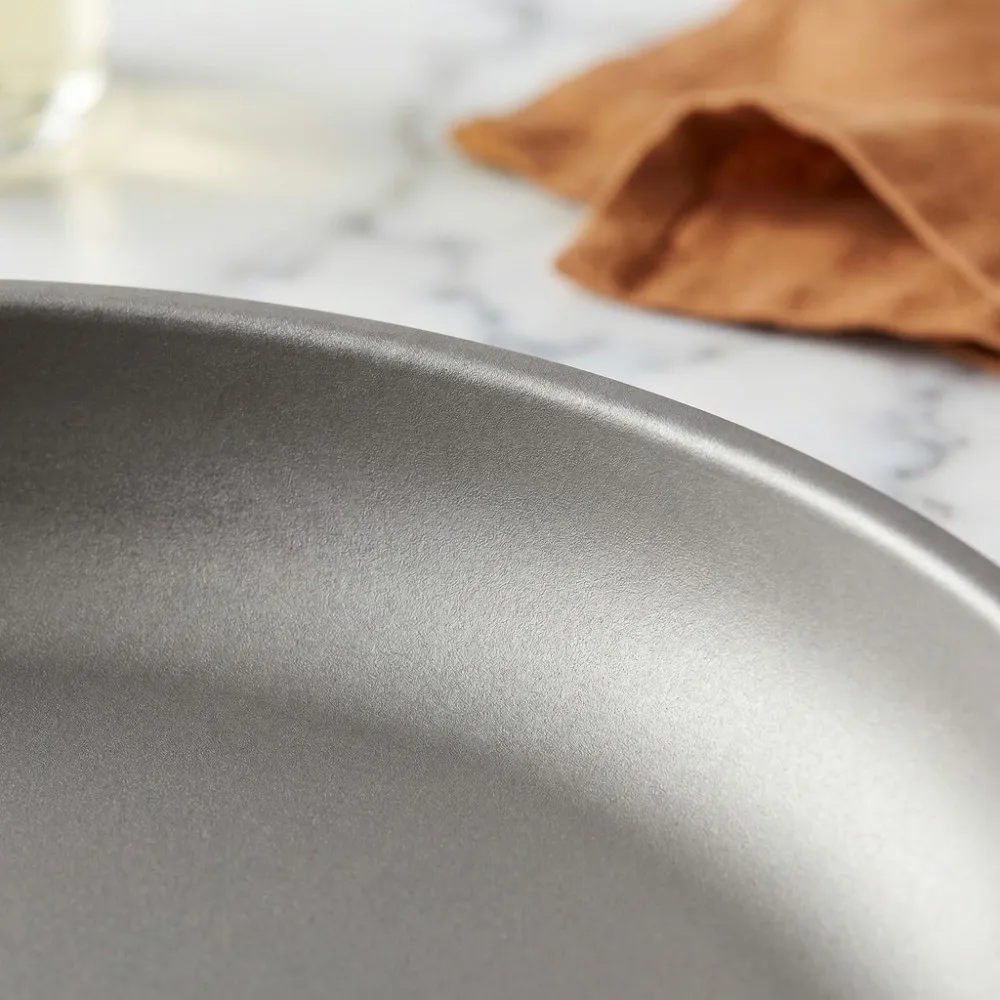 Durable 1000ML/1500ML Titanium Frying Pan Stackable Portable Camping Plate Round Reusable Dinner Plate Outdoor Camping