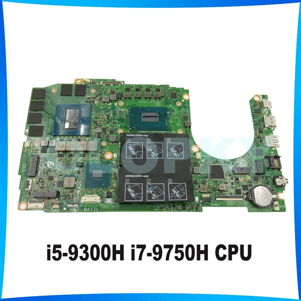 18812-1  Laptop Motherboard FOR DELL G3 3590 Mainboard i5-9300H i7-9750H CPU  GTX1660TI/1650 GPU  0FMG64 0XHJ4R 01YV01 XGW0R
