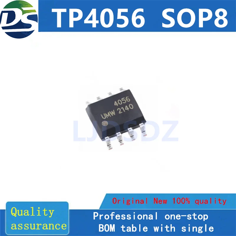 10 PÇS/LOTE   TP4056  SOP8  NEW  IN  STOCK