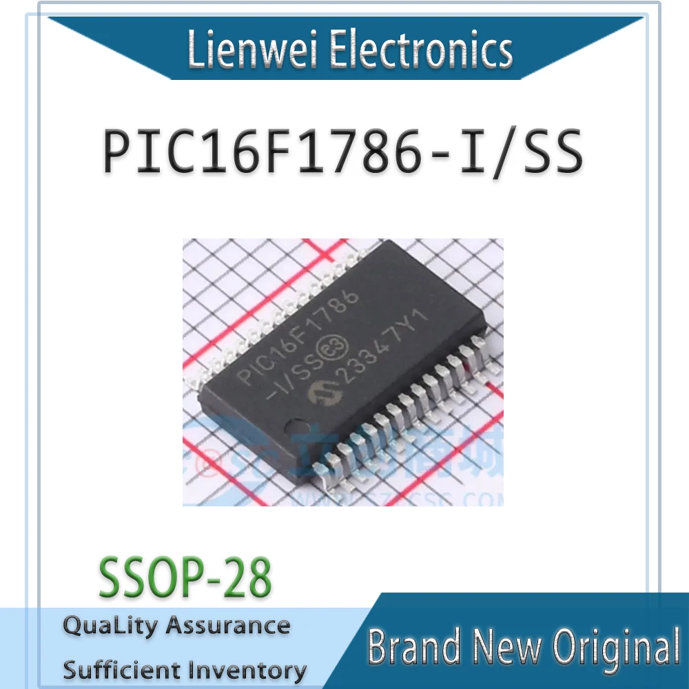 

100% New PIC16F1786 PIC16F1786-I/SS IC MCU Chipset SSOP-28