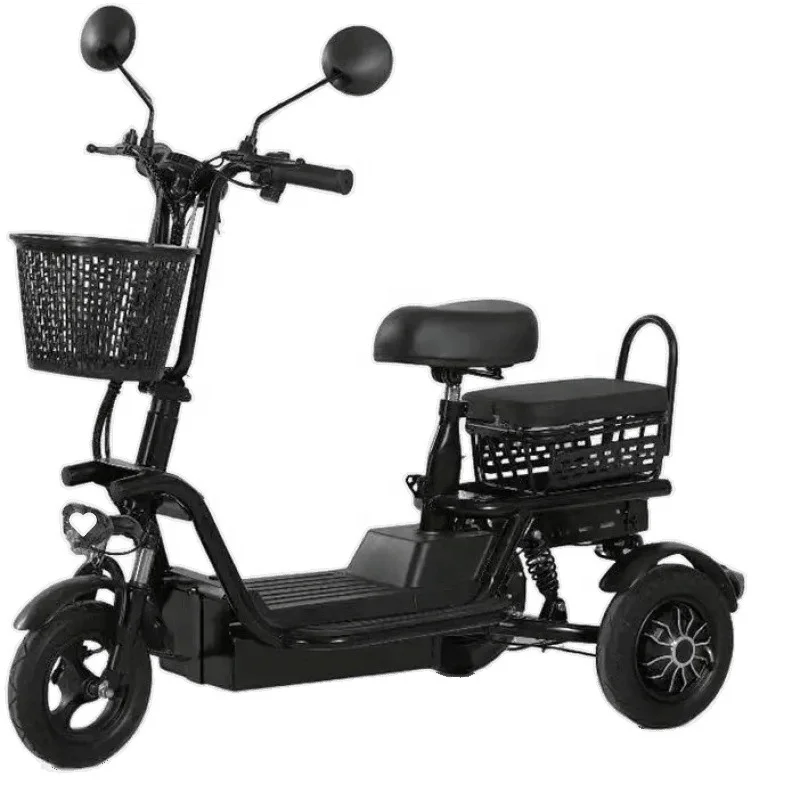

Wholesale 36V 1000W MotorizedAluminium Frame with Passenger Seat Electric Cargo Tricycle for Adults
