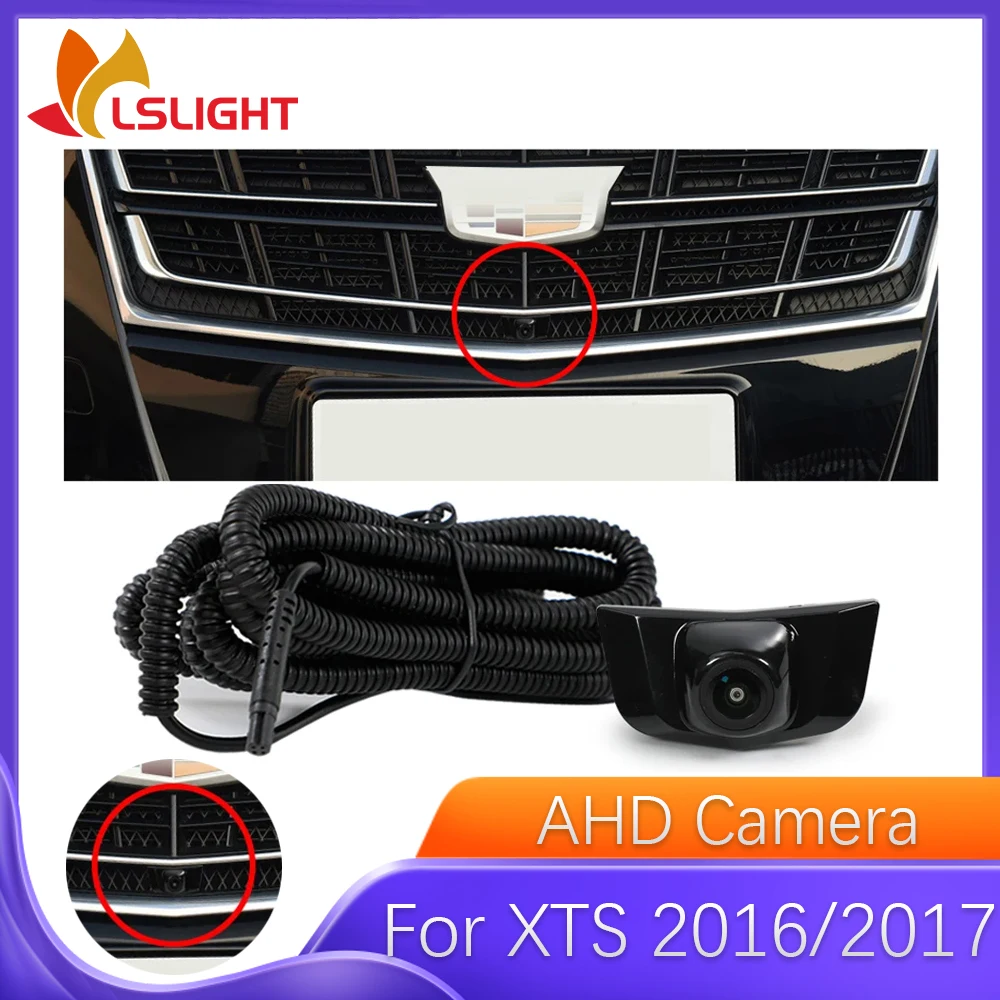 

Car Front View Camera For Cadillac XTS 2016 2017 OEM AHD HD Night Vision Fisheye 150°Chrome Camera Parking Monitoring System