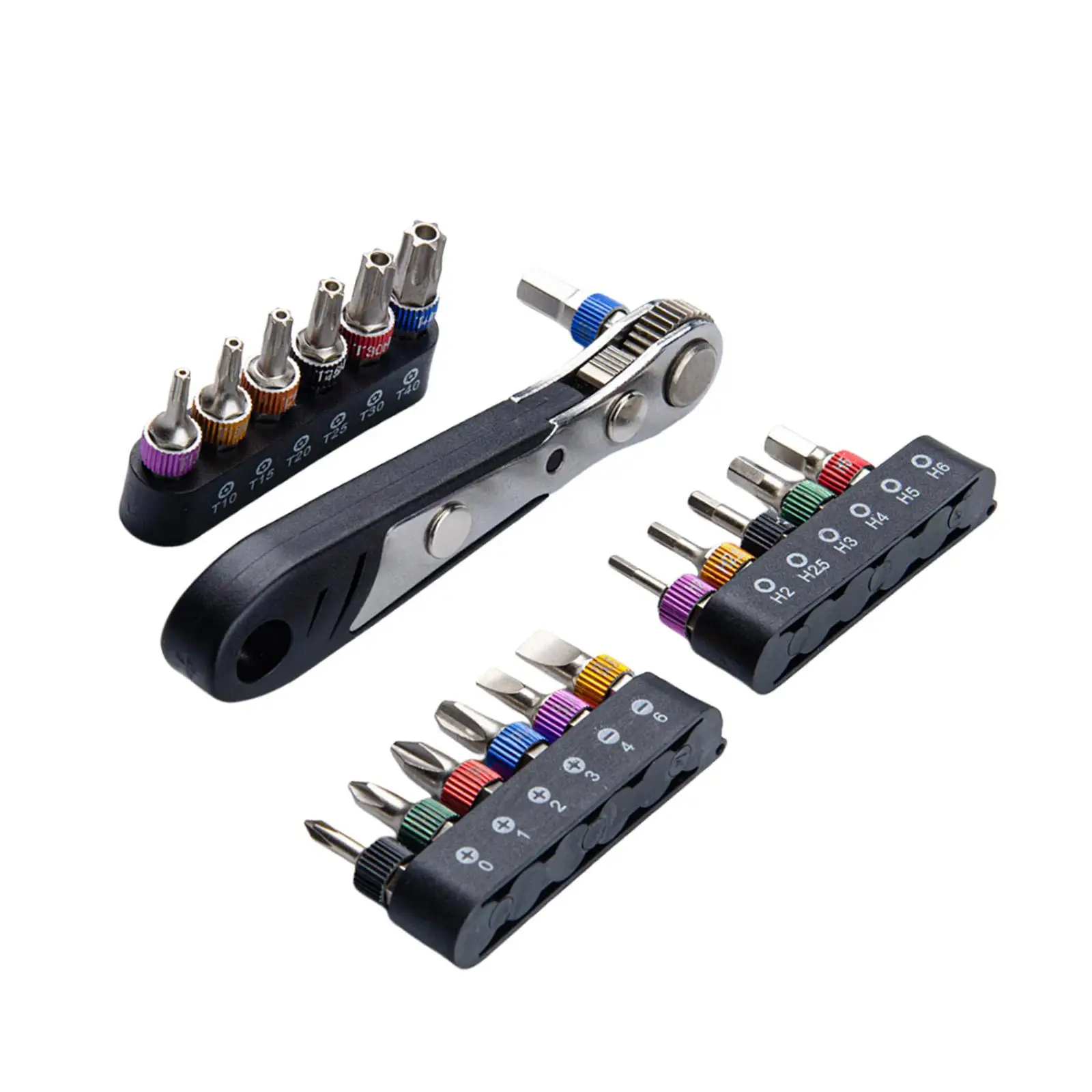 19 قطعة مجموعة مفاتيح ربط بسقاطة صغيرة أداة إصلاح الصلب لنموذج طائرة الأجهزة #1