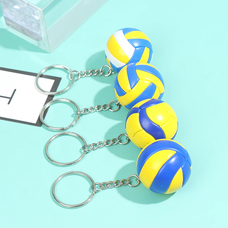 Porte-clés de volley-ball Mini PVC porte-clés de volley-ball sac porte-clés de voiture porte-clés de balle