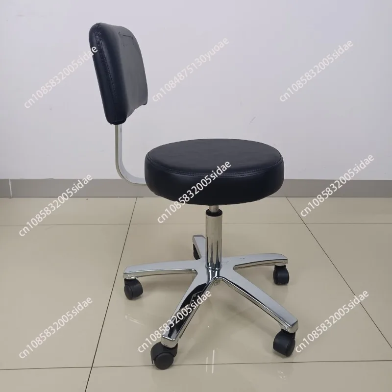 For Adjustable barber stool rotating barber chair with wheels technician chai