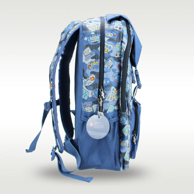 Mochilas escolares de grandes dimensões azuis para meninos, alta qualidade, legal legal, original, venda quente, Austrália, Smiggle, 18 pol