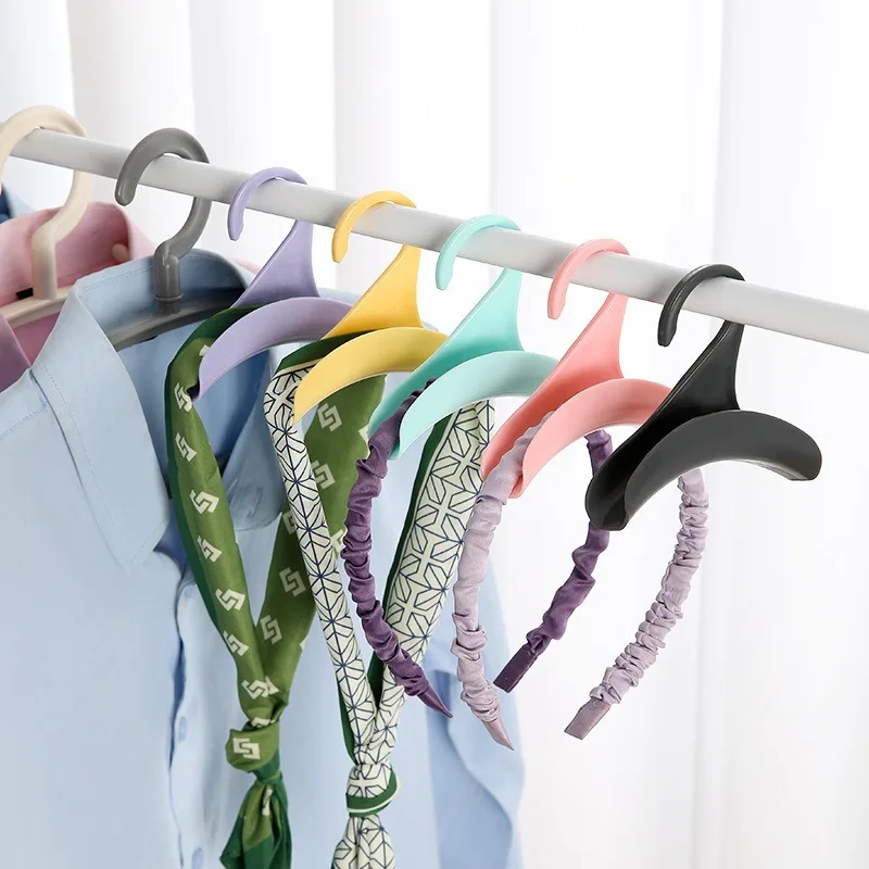 7 Colors Practical PP Arch Handbag Hanger Hook Bag Hanger Rack Wardrobe Ties Holder Rack Reusable Durable Multi-purpose Hooks